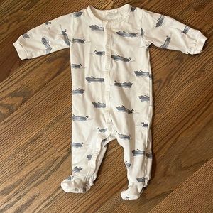 Firsts by Petit Lem Footie 3months EUC
